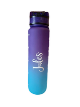 Load image into Gallery viewer, Purple/Blue Fast Flow 1 Litre Water Bottle
