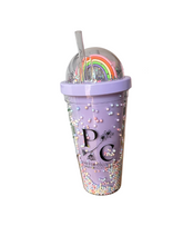 Load image into Gallery viewer, 500 ml Iced Coffee Tumbler Cup with Straw BPA Free
